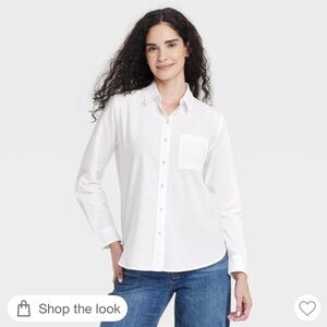 Universal Thread White Button Down Shirt